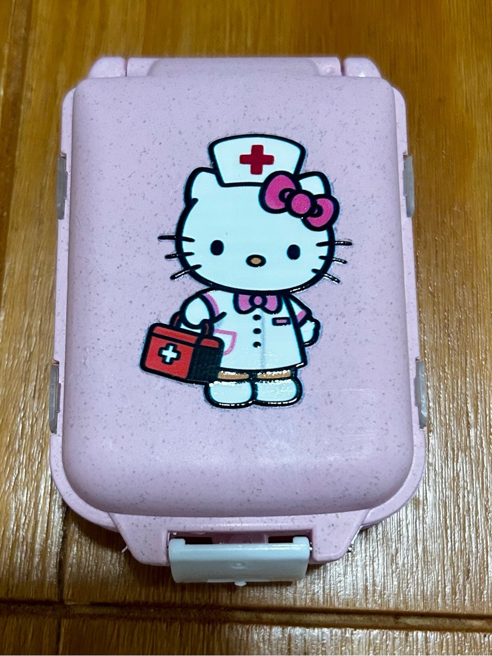 Hello Kitty Pink Nurse Accessory Case with Red Medical Bag Detail